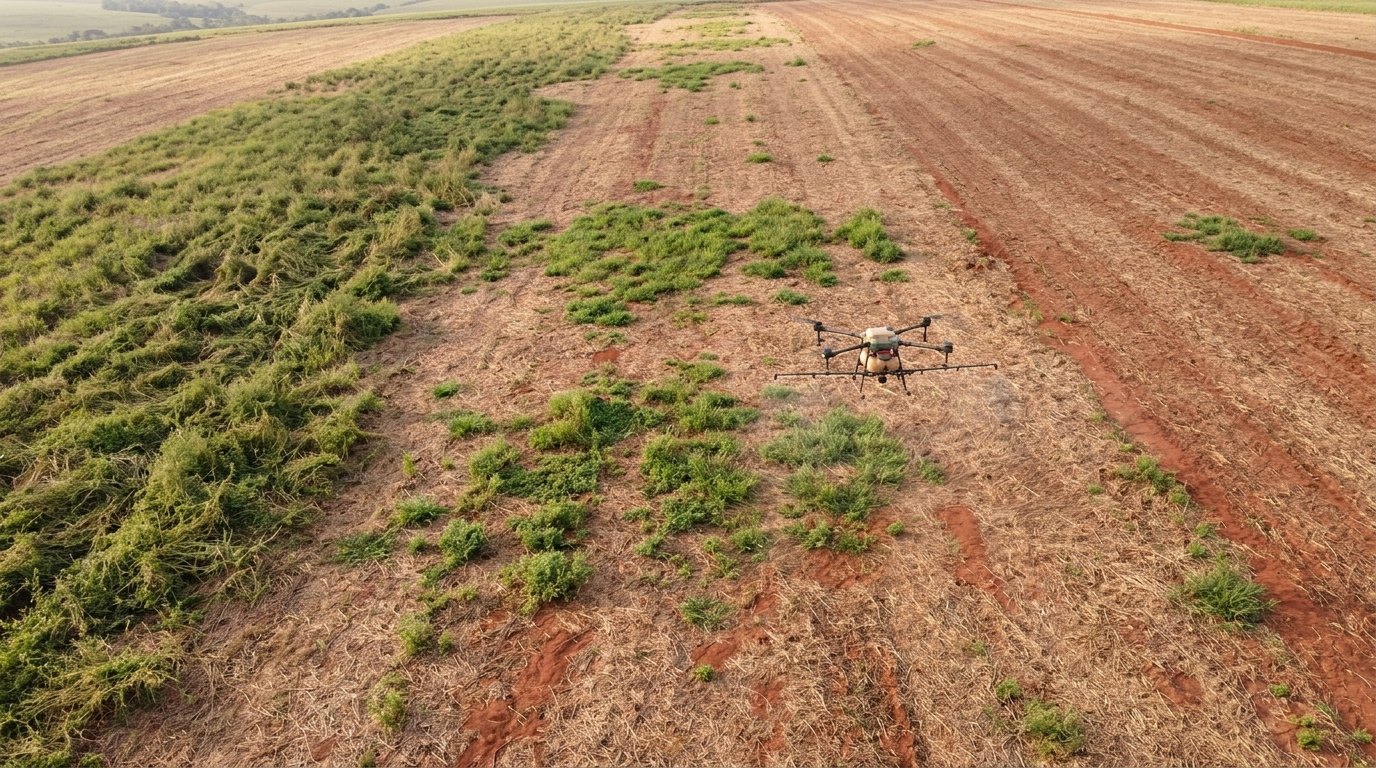 Dessecação sem escape: por que conhecer a área mais infestada antes de pulverizar